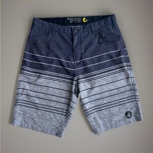 Body Glove Men's Surf Swim Board Shorts Size M 32 Gray Multicolor Drawstring